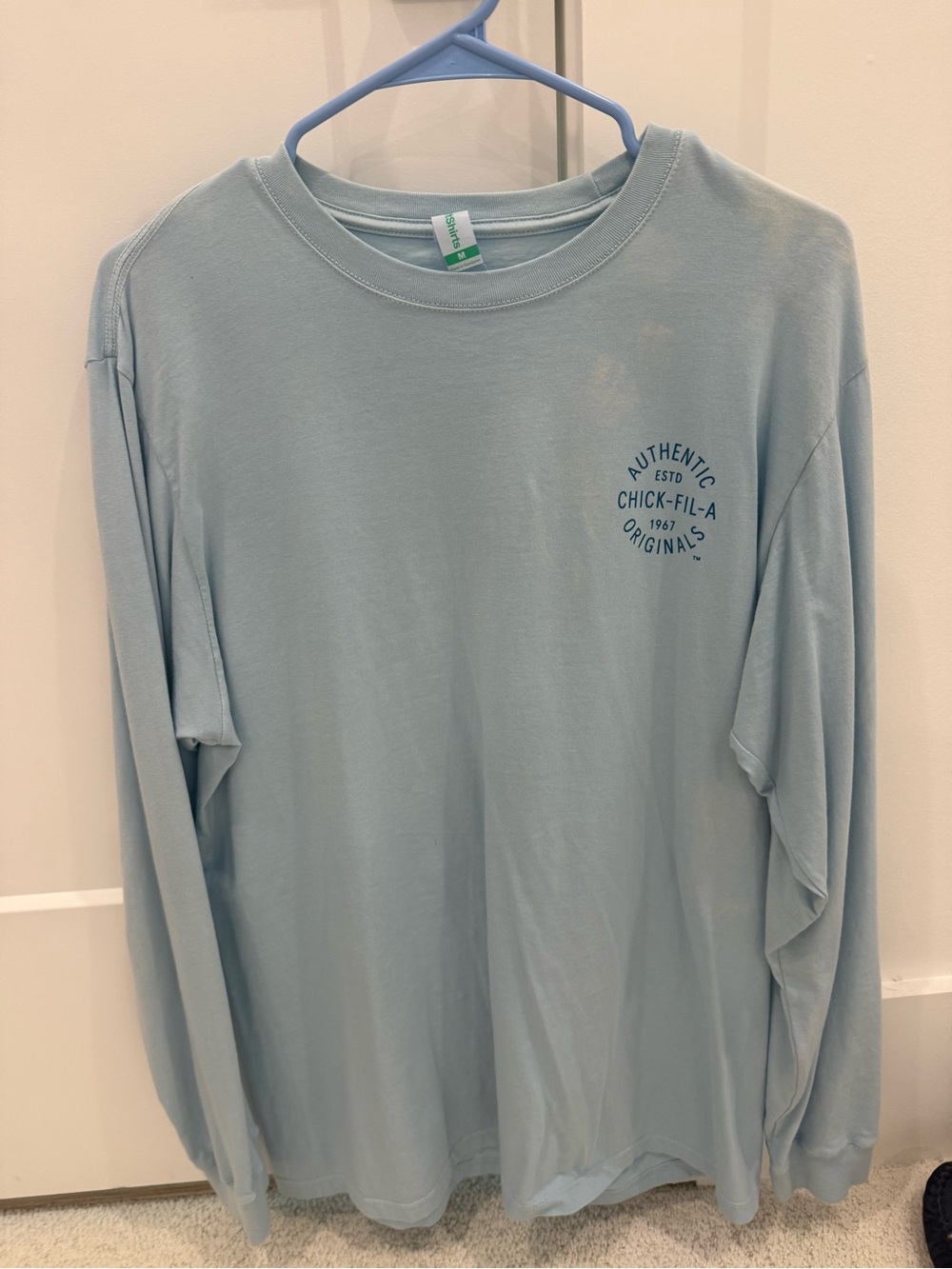 Authentic Originals Long Sleeve Shirt - Light Blue